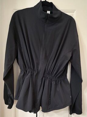 lululemon athletica Black Drawstring-Waist Utility Jacket